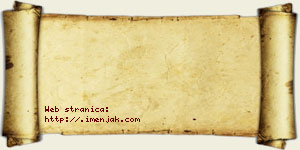 Nada Backović vizit kartica